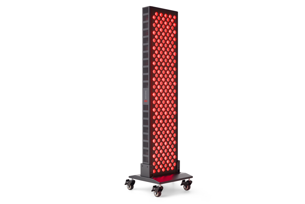 Red Light Panel on Wheelie Base Stand